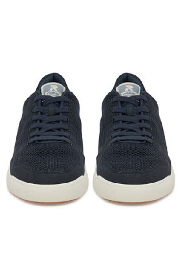 Rieker Sneakersy U1104-14 Granatowy. Kolor: niebieski. Materiał: materiał