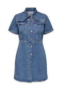 only - ONLY Sukienka jeansowa Malia 15355044 Niebieski Regular Fit. Kolor: niebieski. Materiał: bawełna #2
