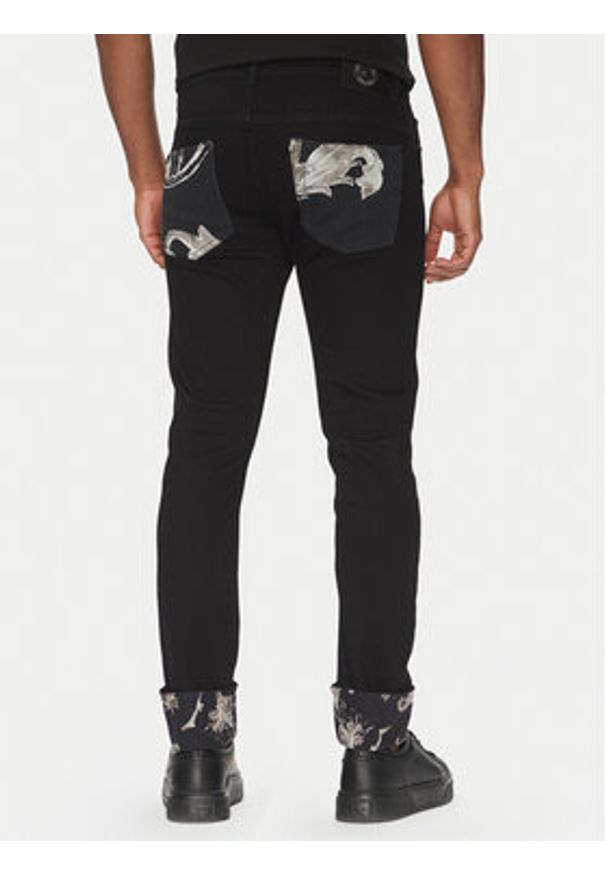 Versace Jeans Couture Jeansy 78GAB5DC Czarny Slim Fit. Kolor: czarny