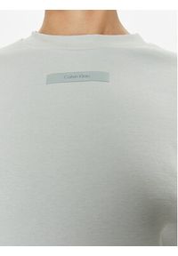 Calvin Klein Bluza Micro Logo K20K206630 Zielony Regular Fit. Kolor: zielony. Materiał: bawełna