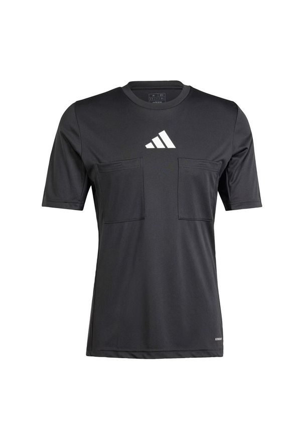 Adidas - Koszulka Referee 24. Kolor: czarny. Materiał: materiał. Sport: piłka nożna