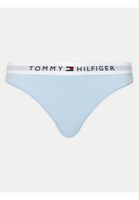 TOMMY HILFIGER - Tommy Hilfiger Stringi UW0UW04146 Niebieski. Kolor: niebieski. Materiał: bawełna #5