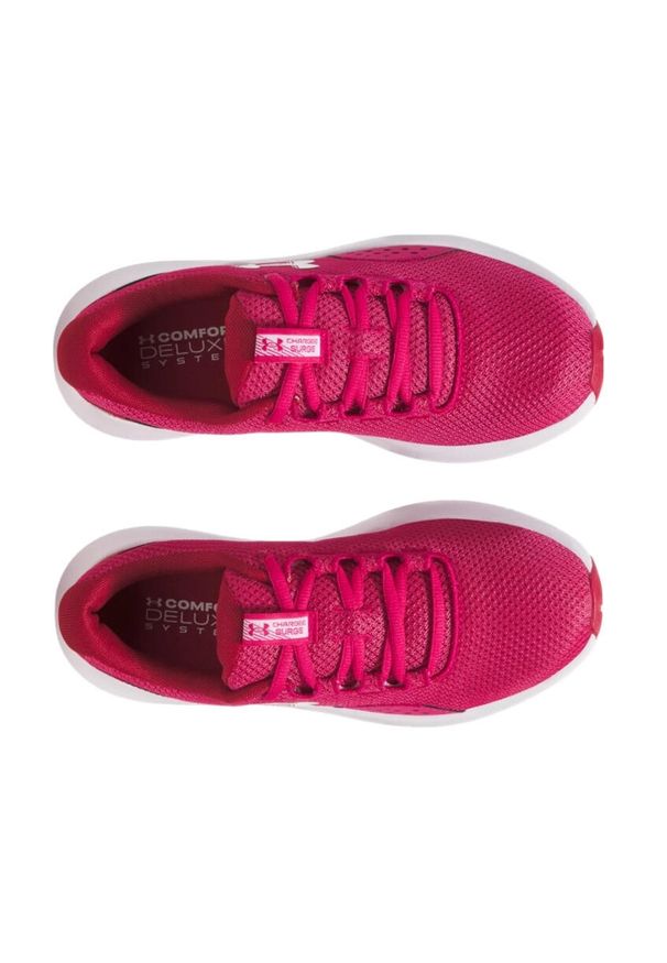 Buty do biegania damskie Under Armour Charged Surge 4. Kolor: czerwony. Sport: bieganie