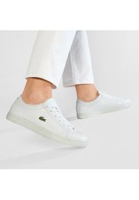 Lacoste Sneakersy Straightset Bl 1 Spw 7-32SPW0133001 Biały. Kolor: biały. Materiał: skóra #2