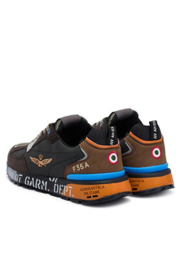 Aeronautica Militare Sneakersy 252SC0276UCT03380 Czarny. Kolor: czarny. Materiał: materiał