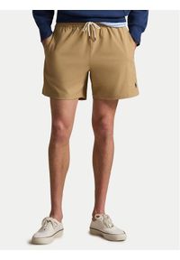 Polo Ralph Lauren Szorty kąpielowe 710957782502 Beżowy Regular Fit. Kolor: beżowy. Materiał: syntetyk #1