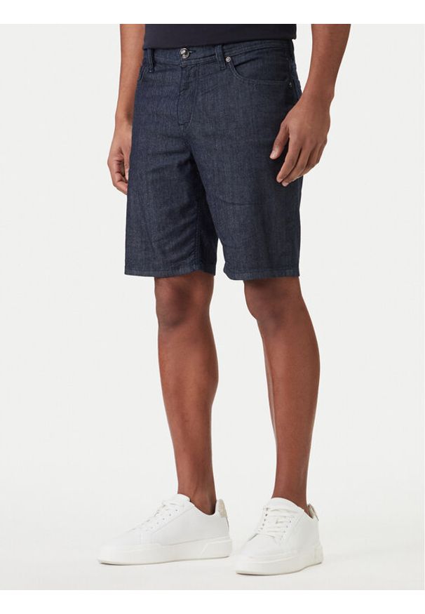 JOOP! Szorty jeansowe Fort 30102823 Granatowy Regular Fit. Kolor: niebieski. Materiał: bawełna