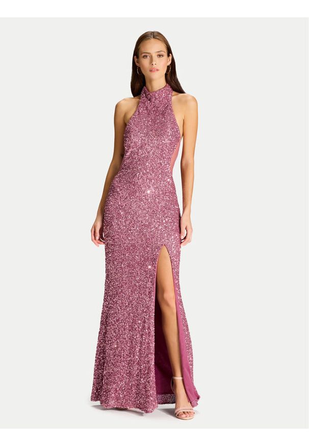 Hey Kyla Sukienka wieczorowa 5AJ006HK Różowy Slim Fit. Kolor: różowy. Materiał: syntetyk. Styl: wizytowy
