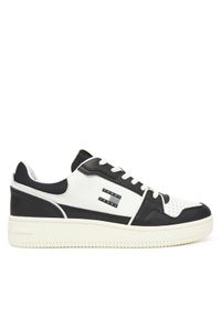 Tommy Jeans Sneakersy Tjm Retro Basket EM0EM01610 Biały. Kolor: biały. Materiał: skóra