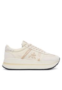 Premiata Sneakersy Bethcoin Var 8145 Kremowy. Kolor: kremowy. Materiał: skóra #1