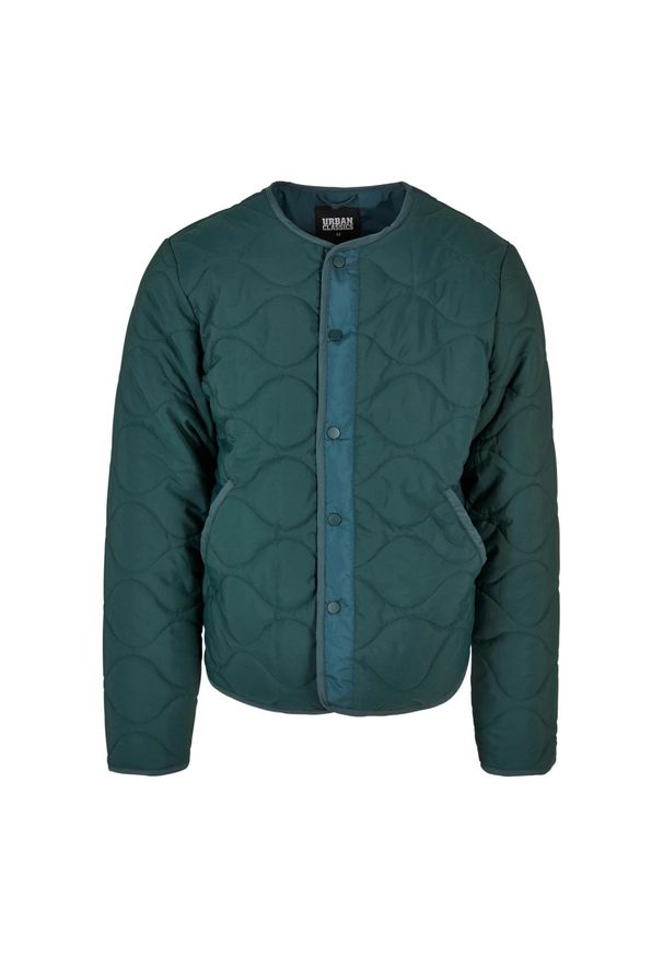 Urban Classics - Kurtka Męska Z Podszewką. Kolor: zielony. Sport: turystyka piesza