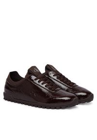 Calvin Klein Sneakersy Low Profile Run Mg Pol Mix Mat HW0HW03284 Bordowy. Kolor: czerwony. Materiał: skóra. Sport: bieganie #6