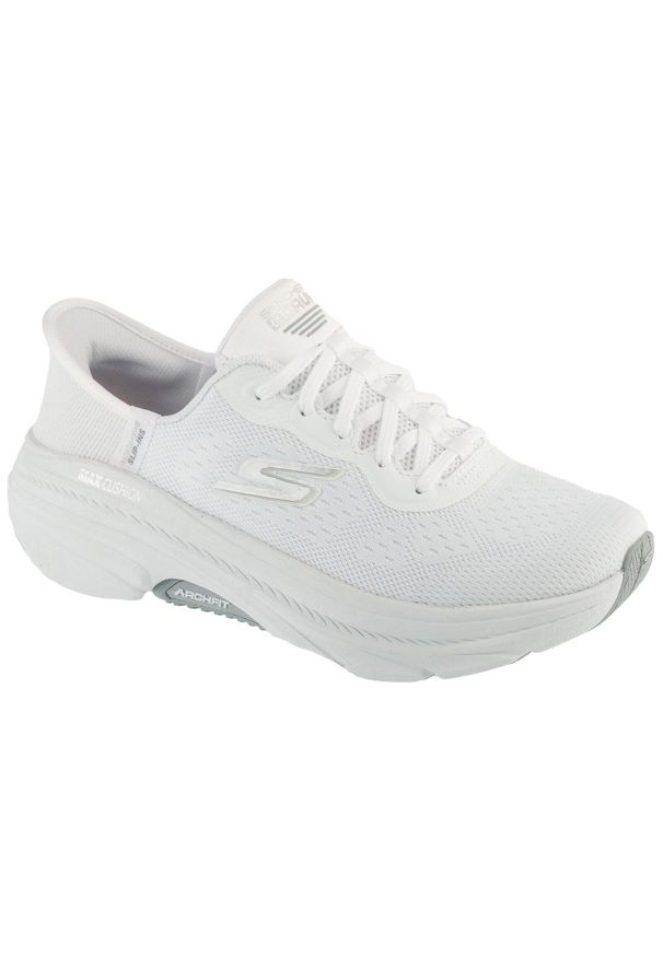 skechers - Buty do biegania damskie, Slip-Ins: Max Cushioning Arch Fit 2.0 - Antilles. Kolor: biały