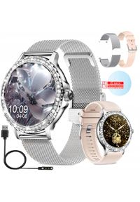 WonderWatch - SMARTWATCH ZEGAREK DAMSKI ROZMOWY POWIADOMIENIA ZDROWIE SPORT PULS. Rodzaj zegarka: smartwatch. Styl: sportowy