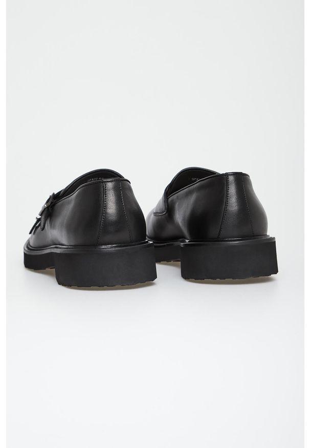 Loafersy męskie skórzane CESARE CASADEI. Materiał: skóra