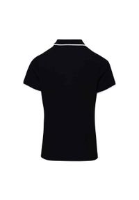 PREMIER - Damska Koszulka Polo Coolchecker W Kontrastowym Kolorze. Typ kołnierza: polo. Kolor: czarny, wielokolorowy, biały #2
