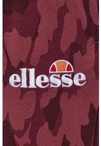 Ellesse Spodnie damskie kolor fioletowy wzorzyste. Kolor: fioletowy. Materiał: bawełna, dzianina #3