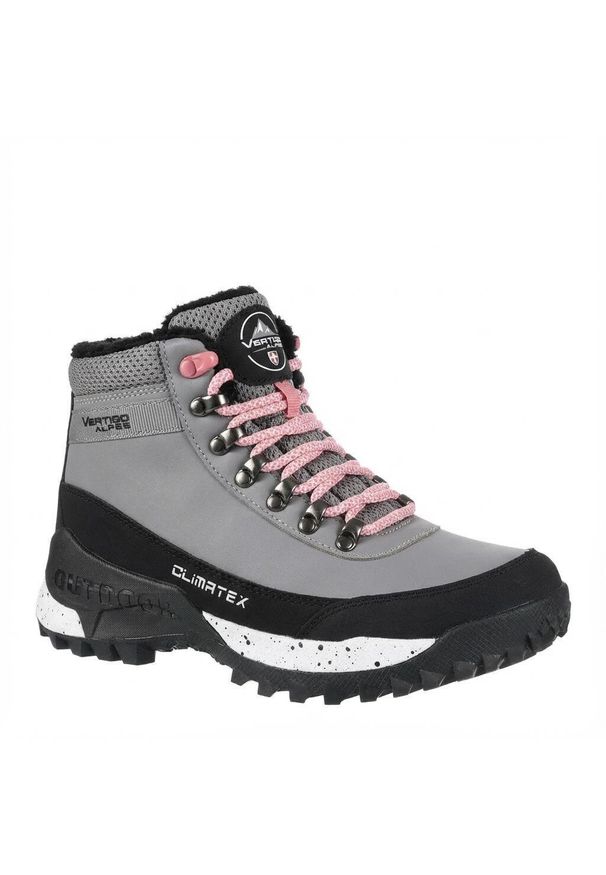 Aulp - Damskie buty trekkingowe wysokie Vertigo AULP EVEREST wodoodporne. Kolor: szary. Styl: sportowy