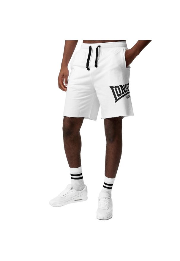 Krótka Lonsdale Polbathic. Kolor: czarny, biały, wielokolorowy. Materiał: bawełna. Długość: krótkie. Sport: fitness