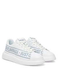 Just Cavalli Sneakersy 78QA3SBC ZPA95 Biały. Kolor: biały. Materiał: skóra #4