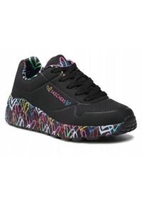 skechers - Buty na co dzień młodzieżowe SKECHERS UNO LITE. Okazja: na co dzień. Kolor: wielokolorowy, czarny