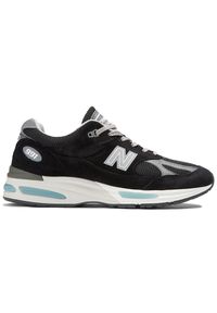 Buty unisex New Balance U991BK2 – czarne. Kolor: czarny. Materiał: guma, materiał, skóra, syntetyk. Szerokość cholewki: normalna. Sport: bieganie