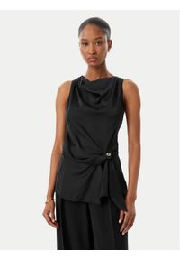 Rinascimento Bluzka CFC0019901002 Czarny Regular Fit. Kolor: czarny. Materiał: syntetyk #1