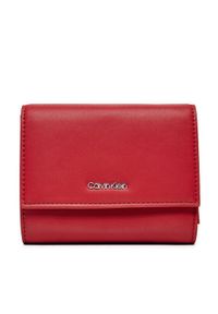 Calvin Klein Duży Portfel Damski K60K612450 Czerwony. Kolor: czerwony. Materiał: skóra #1