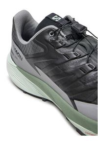 salomon - Salomon Buty do biegania Thundercross L47560800 Szary. Kolor: szary. Materiał: materiał #4