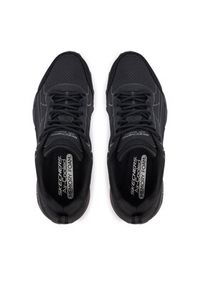 skechers - Skechers Trekkingi Max Protect 237672 BKCC Czarny. Kolor: czarny. Materiał: skóra. Sport: turystyka piesza #4