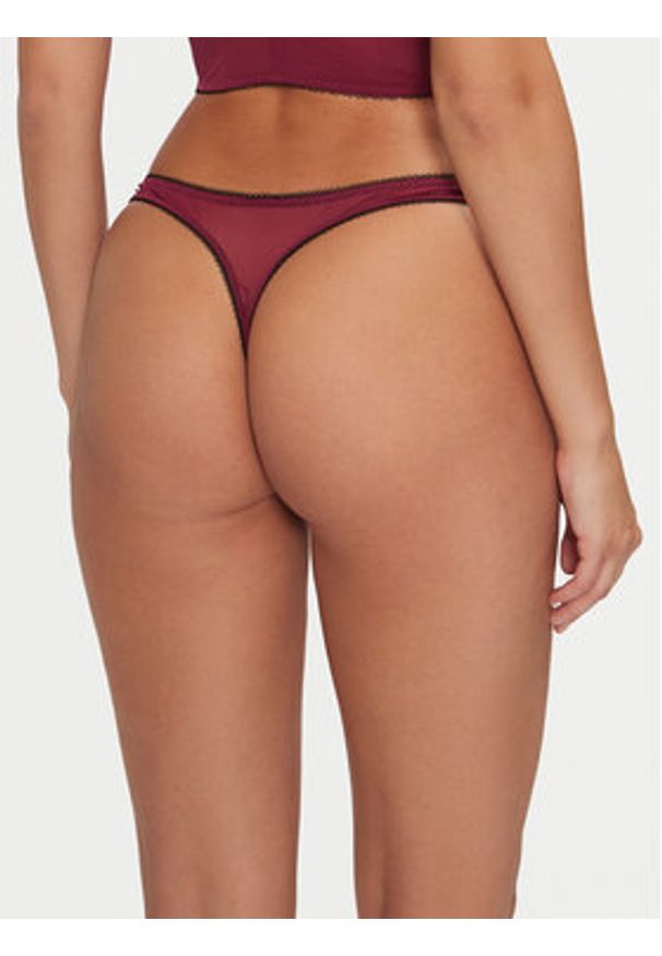 Gossard Stringi Superboost 7716 Fioletowy. Kolor: fioletowy. Materiał: syntetyk