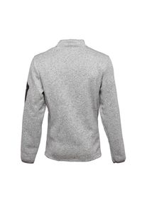 PEAK MOUNTAIN - Bluza polarowa typu half zip Peak Mountain Cypar. Kolor: szary. Materiał: polar. Sezon: zima. Sport: narciarstwo