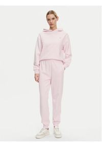 TOMMY HILFIGER - Tommy Hilfiger Bluza Contrast Flag WW0WW45979 Różowy Regular Fit. Kolor: różowy. Materiał: bawełna #4