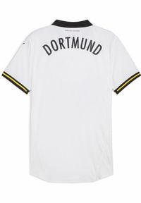 Puma - Męska koszulka dodatkowa Borussia Dortmund 24/25 PUMA White. Kolor: biały. Materiał: materiał