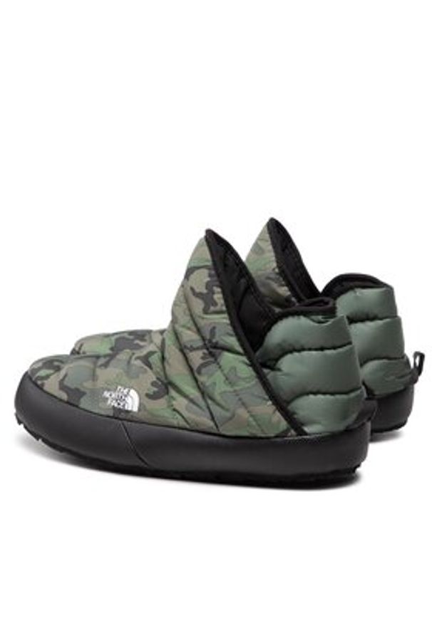 The North Face Kapcie Thermoball Traction Bootie NF0A3MKH28F1 Khaki. Kolor: brązowy. Materiał: materiał
