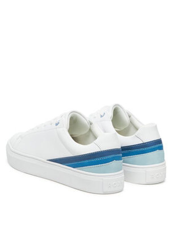 Roxy Sneakersy V12-903 Biały. Kolor: biały. Materiał: materiał, syntetyk