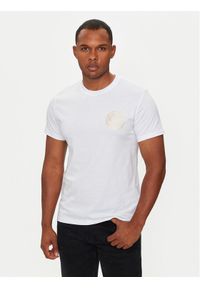 Versace Jeans Couture T-Shirt 77GAHT00 Biały Slim Fit. Kolor: biały. Materiał: bawełna #1