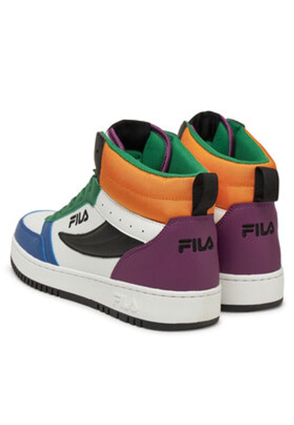 Fila Sneakersy Rega Nf Mid FFM0369 53341 Kolorowy. Materiał: skóra. Wzór: kolorowy