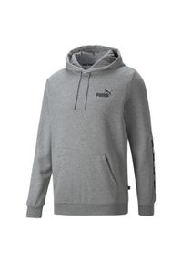 Bluza sportowa męska Puma ESS+ Tape Hoodie FL. Kolor: szary, wielokolorowy, czarny. Sport: joga i pilates #1
