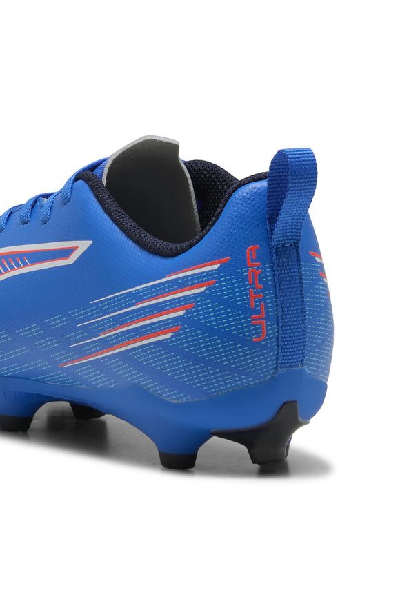 Puma - Młodzieżowe buty piłkarskie ULTRA 6 PLAY FG/AG PUMA Ultra Blue White Glowing Red. Kolor: czerwony, niebieski, wielokolorowy, biały. Szerokość cholewki: normalna. Sport: piłka nożna