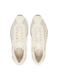 MICHAEL Michael Kors Sneakersy Rhodes 43T5RHFS3L Beżowy. Kolor: beżowy. Materiał: skóra #6