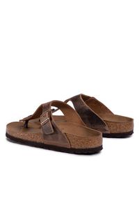 Birkenstock Japonki Gizeh Bs 0943813 Brązowy. Kolor: brązowy. Materiał: nubuk, skóra #4