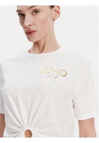 Liu Jo T-Shirt WA5139 JS923 Biały Regular Fit. Kolor: biały. Materiał: bawełna #4