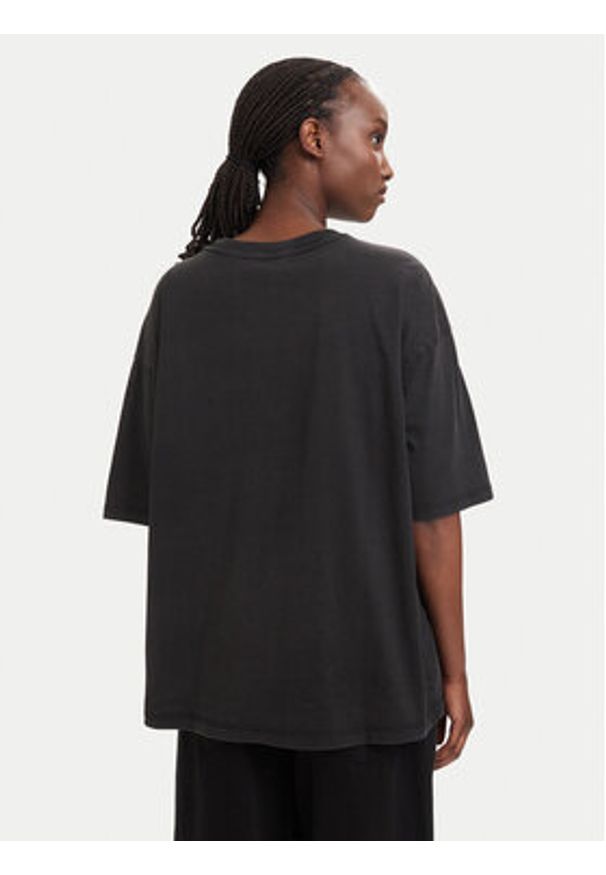 Tommy Jeans T-Shirt DW0DW22803 Czarny Oversize. Kolor: czarny. Materiał: bawełna