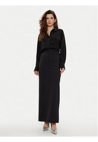 Tatuum Koszula Patti T2424.080B Czarny Regular Fit. Kolor: czarny. Materiał: syntetyk #3