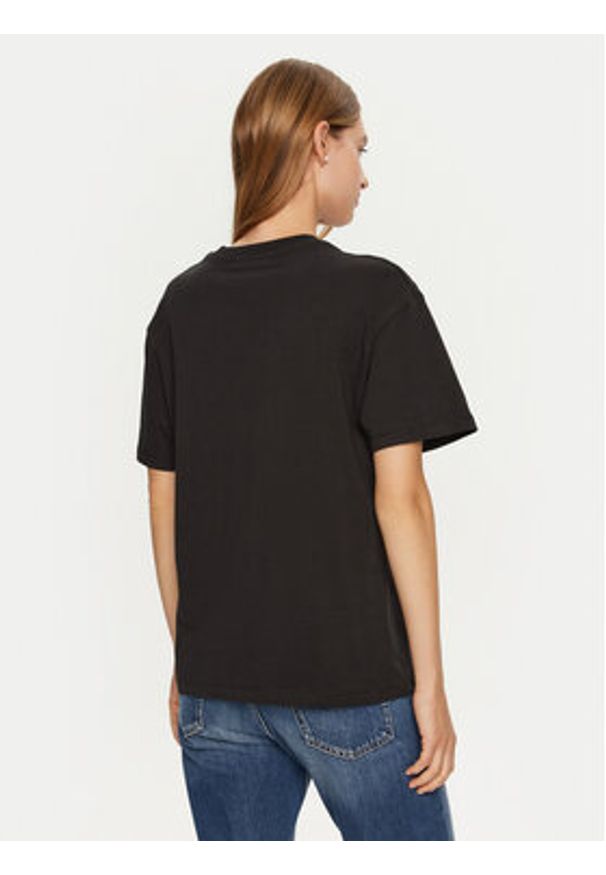 Replay - REPLAY T-Shirt W3089E.000.23608P Czarny Regular Fit. Kolor: czarny. Materiał: bawełna