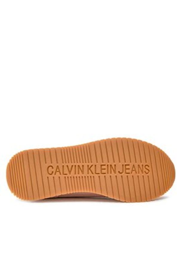 Calvin Klein Jeans Sneakersy YW0YW00840 Różowy. Kolor: różowy. Materiał: skóra