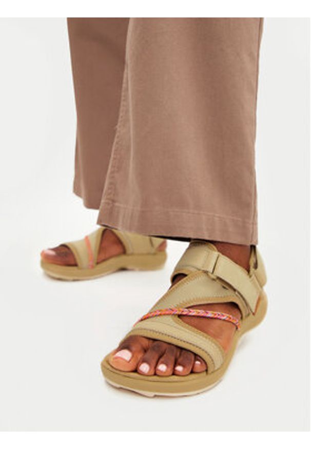 Merrell Sandały Terran 4 Backstrap J006746 Beżowy. Kolor: beżowy. Materiał: skóra