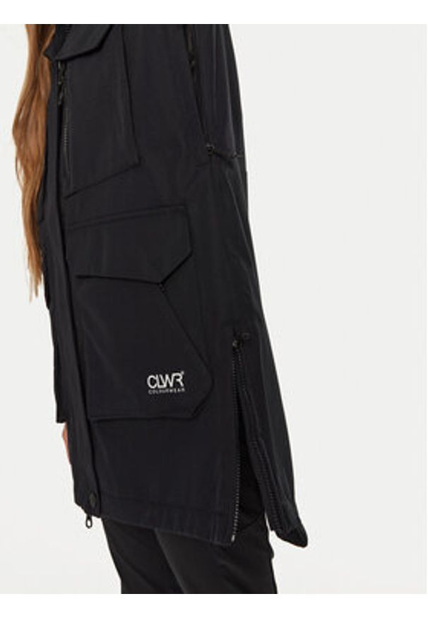 Colourwear Kurtka narciarska Gritty Parka W 7010316 Czarny Regular Fit. Kolor: czarny. Materiał: syntetyk. Sport: narciarstwo