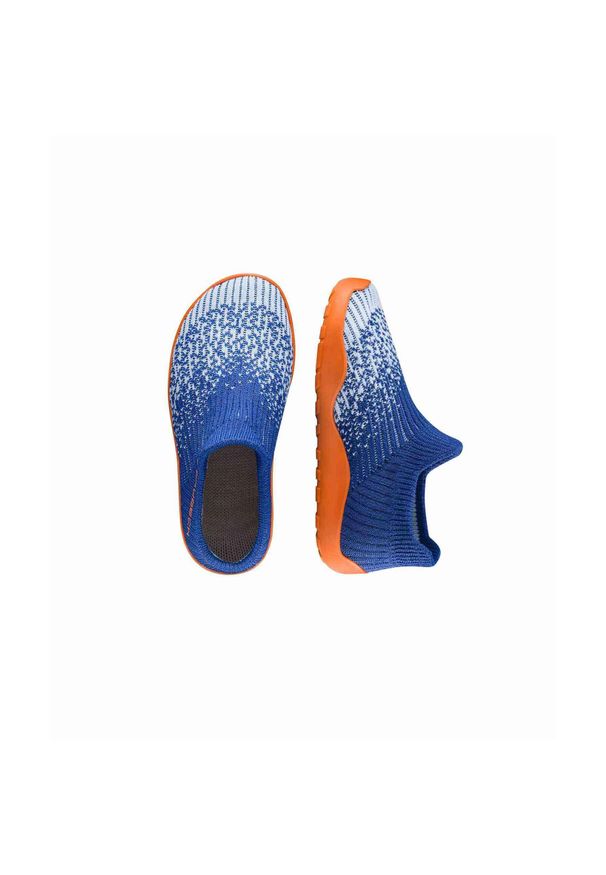 Buty minimalistyczne dziecięce ombre Brubeck Barefoot Merino. Kolor: pomarańczowy, niebieski, wielokolorowy. Sport: turystyka piesza